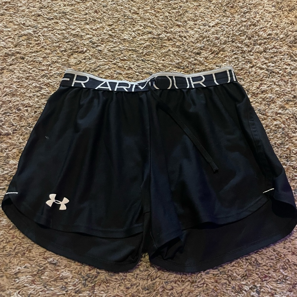 black under armor shorts